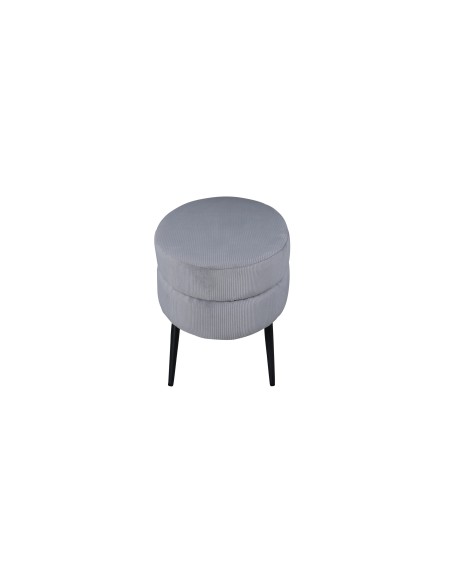Fåtölj Otto Ottoman, 100 × 40 cm, Grå