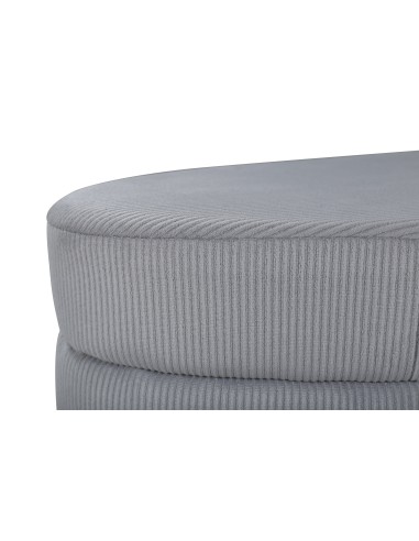 Fåtölj Otto Ottoman, 100 × 40 cm, Grå