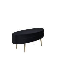 Fåtölj Otto Ottoman, 100 × 40 cm, Svart 2