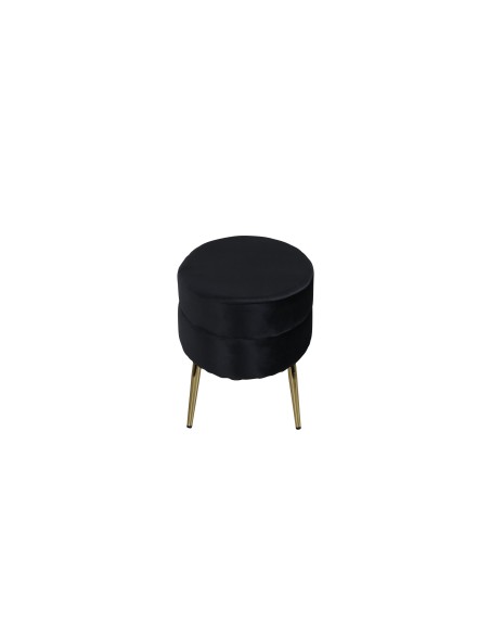 Fåtölj Otto Ottoman, 100 × 40 cm, Svart
