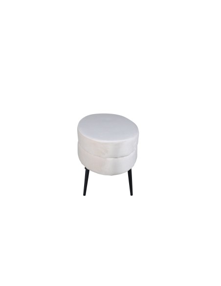 Fåtölj Otto Ottoman, 100 × 40 cm, Vit