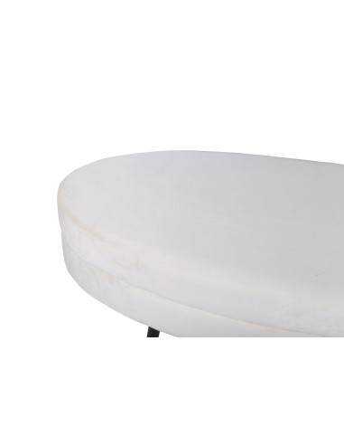 Fåtölj Otto Ottoman, 100 × 40 cm, Vit