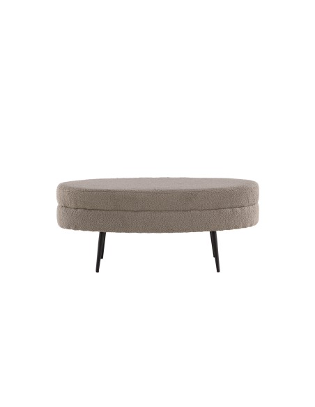 Fåtölj Otto Ottoman, 100 × 40 cm, Greige