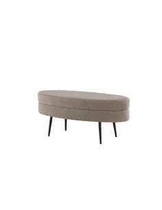 Fåtölj Otto Ottoman, 100 × 40 cm, Greige 2