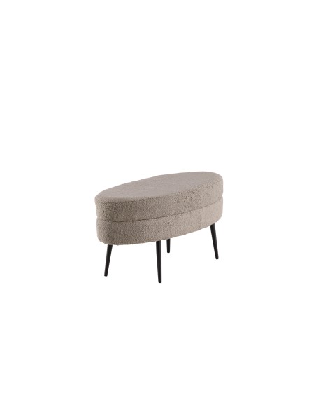 Fåtölj Otto Ottoman, 100 × 40 cm, Greige