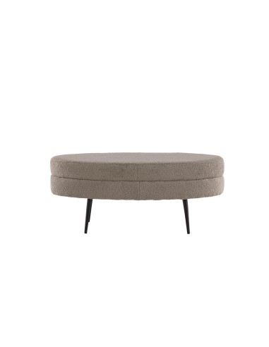 Fåtölj Otto Ottoman, 100 × 40 cm, Greige