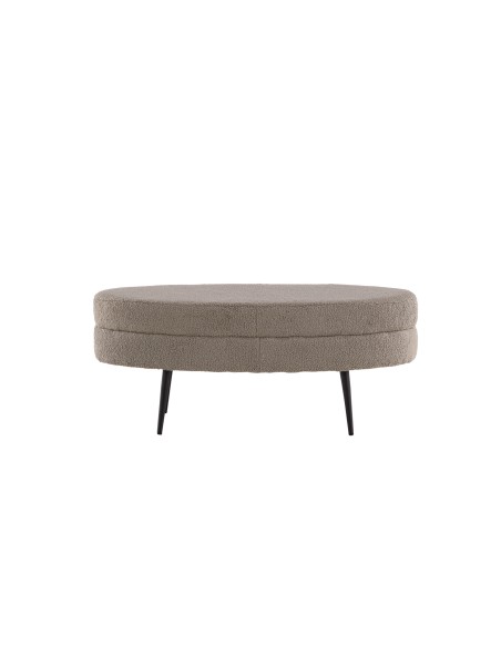 Fåtölj Otto Ottoman, 100 × 40 cm, Greige