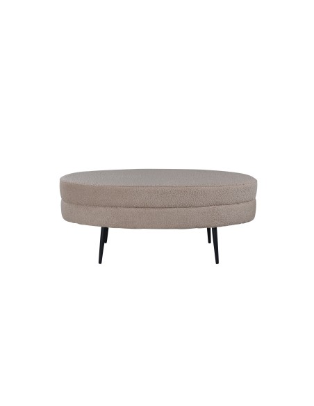 Fåtölj Otto Ottoman, 100 × 40 cm, Beige