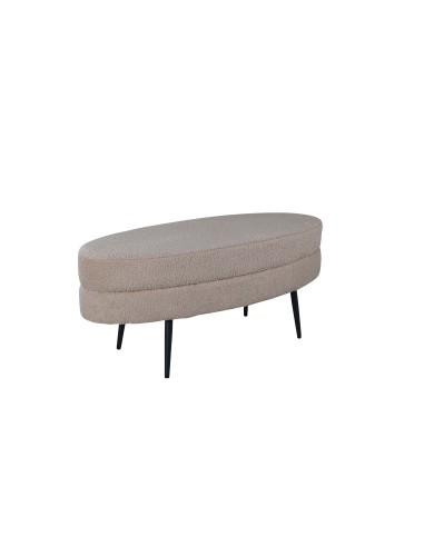 Fåtölj Otto Ottoman, 100 × 40 cm, Beige