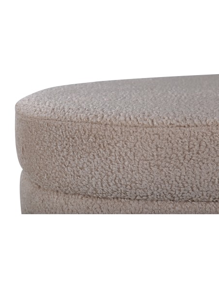 Fåtölj Otto Ottoman, 100 × 40 cm, Beige