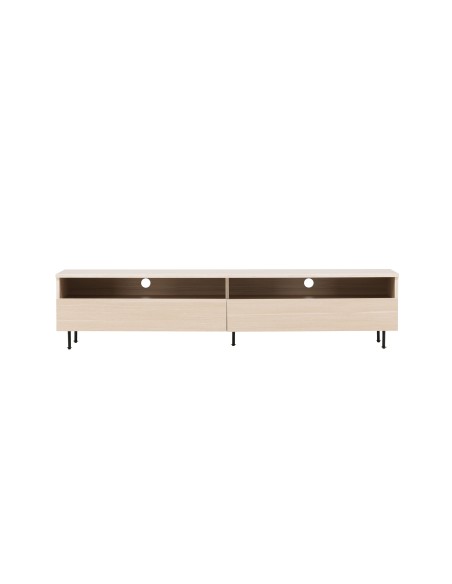 TV-bänk Navarra, 180 cm, Vitlaserad