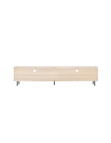 TV-bänk Navarra, 180 cm, Vitlaserad