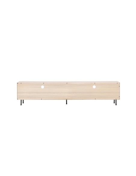 TV-bänk Navarra, 180 cm, Vitlaserad