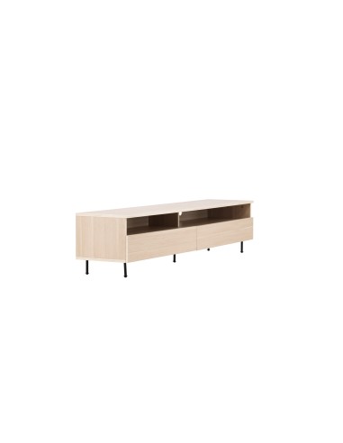TV-bänk Navarra, 180 cm, Vitlaserad