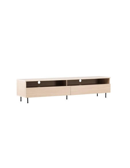 TV-bänk Navarra, 180 cm, Vitlaserad