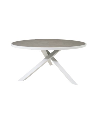 Runt matbord Parma, Ø140 cm, Vit