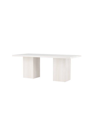 Matbord Olga, 200 × 90 cm, Vit