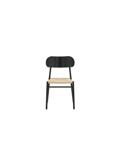 Matstol Polly, Natur/Svart 2