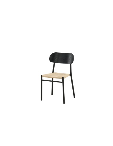 Matstol Polly, Natur/Svart