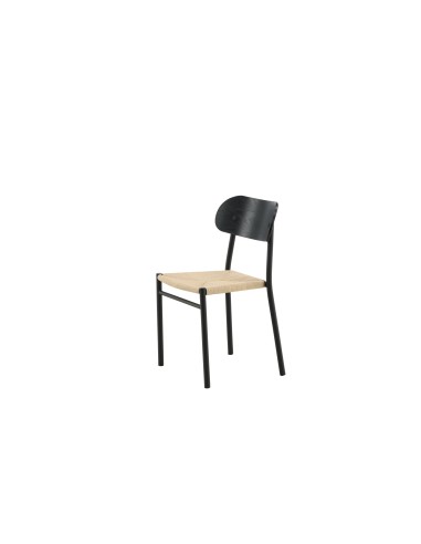 Matstol Polly, Natur/Svart
