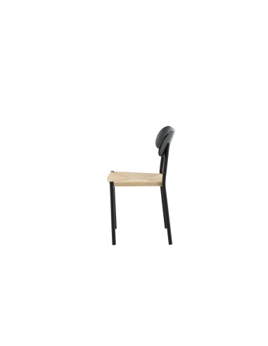 Matstol Polly, Natur/Svart