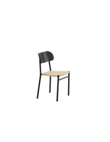 Matstol Polly, Natur/Svart