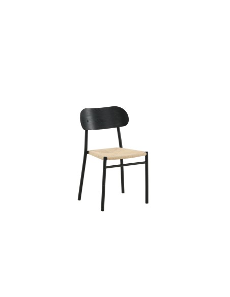Matstol Polly, Natur/Svart