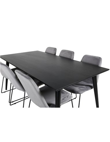 Matgrupp Dipp med Muce matstolar, 180 × 90 cm