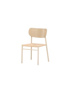 Matstol Polly, Beige/Vitlaserad 2
