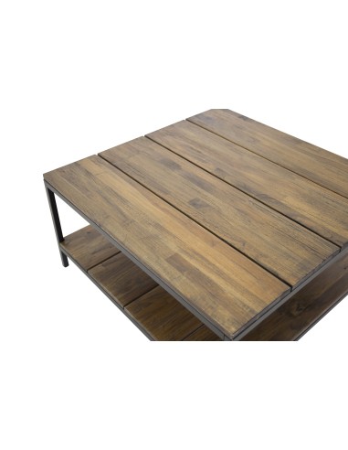 Soffbord Padang, 80 × 80 cm, Natur