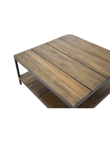 Soffbord Padang, 80 × 80 cm, Natur
