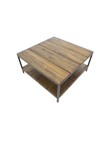 Soffbord Padang, 80 × 80 cm, Natur