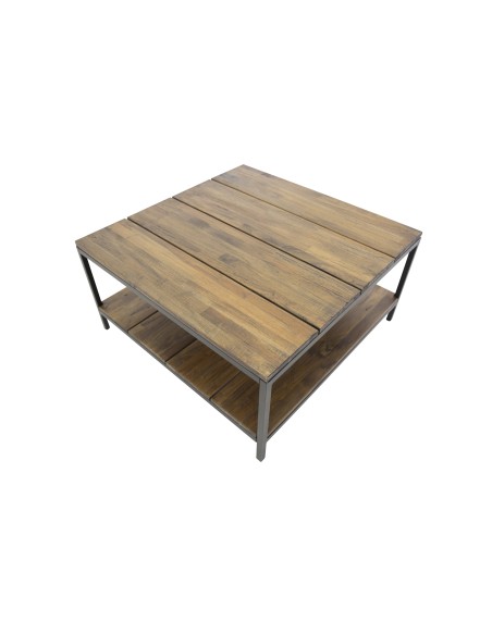 Soffbord Padang, 80 × 80 cm, Natur