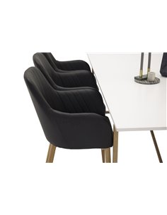 Matgrupp Palace med Comfort matstolar, 240 × 100 cm