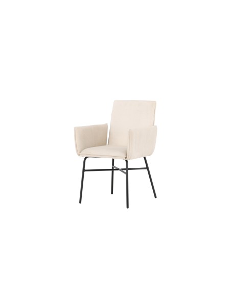 Matstol Petra, Beige/Svart