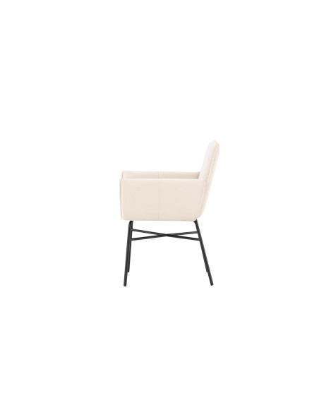 Matstol Petra, Beige/Svart