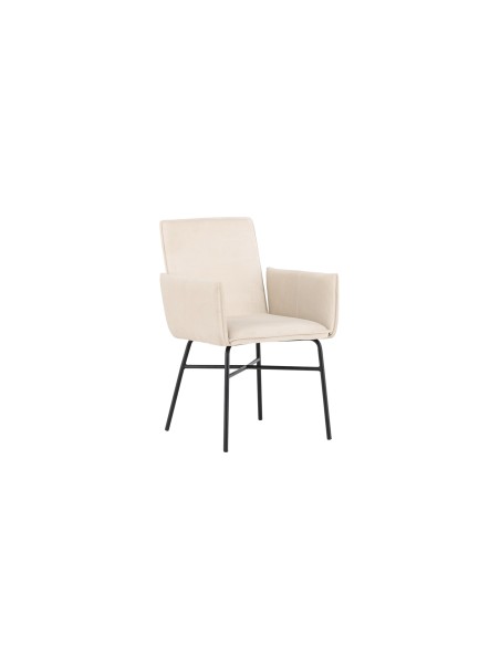 Matstol Petra, Beige/Svart