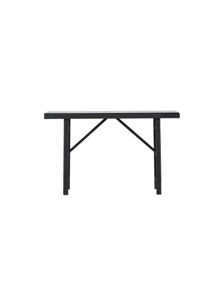 Sidobord Padova, 120 × 40 cm, Svart