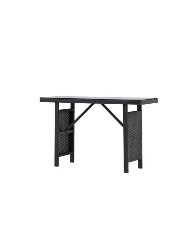 Sidobord Padova, 120 × 40 cm, Svart
