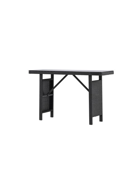 Sidobord Padova, 120 × 40 cm, Svart