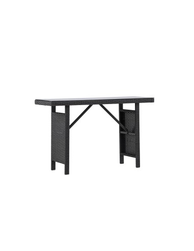 Sidobord Padova, 120 × 40 cm, Svart