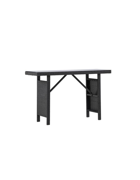 Sidobord Padova, 120 × 40 cm, Svart