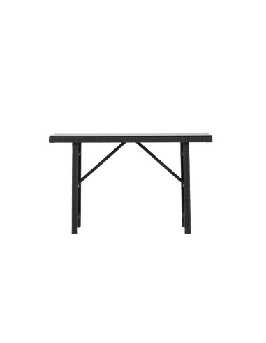 Sidobord Padova, 120 × 40 cm, Svart