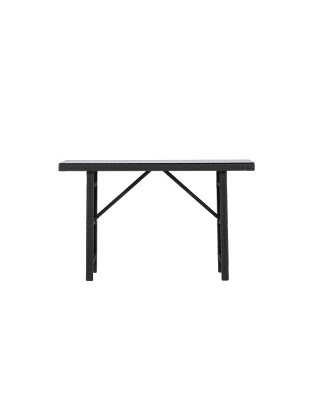 Sidobord Padova, 120 × 40 cm, Svart