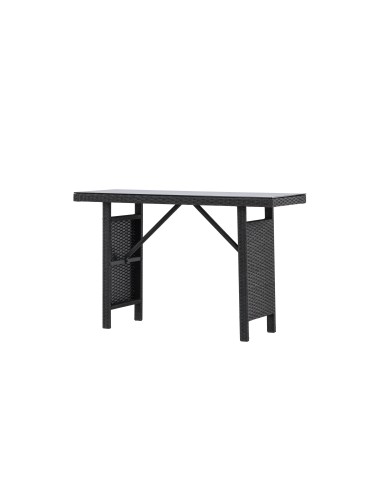 Sidobord Padova, 120 × 40 cm, Svart