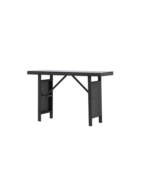 Sidobord Padova, 120 × 40 cm, Svart