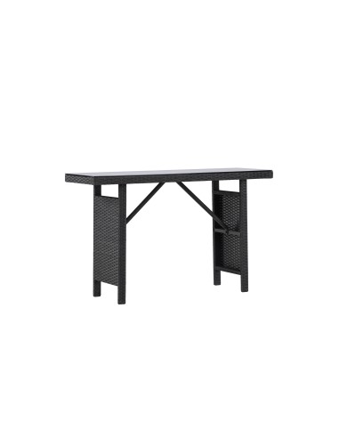 Sidobord Padova, 120 × 40 cm, Svart