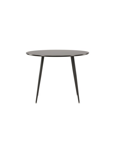Runt matbord Plaza, Ø100 cm, Svart