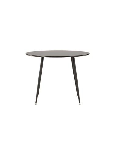 Runt matbord Plaza, Ø100 cm, Svart