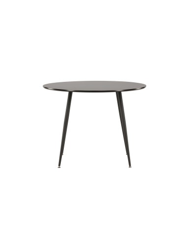 Runt matbord Plaza, Ø100 cm, Svart